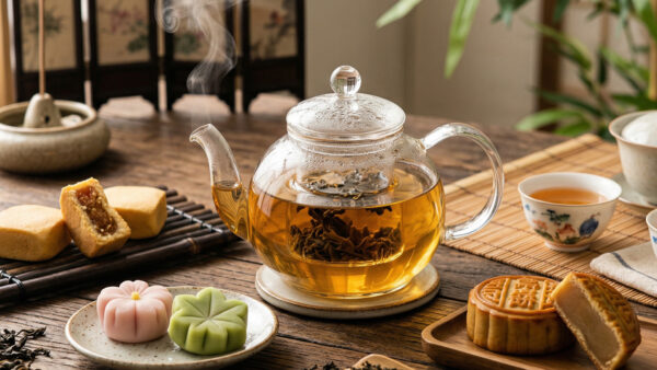 烏龍茶（ウーロンちゃ）｜お菓子・パン用語辞典